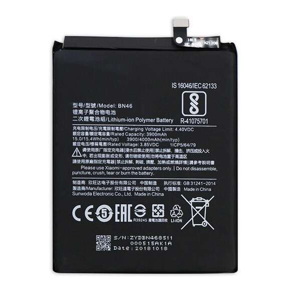 باطری شیائومی BATTERY XIAOMI REDMI7-NOTE6-NOTE8-BN46 ORG